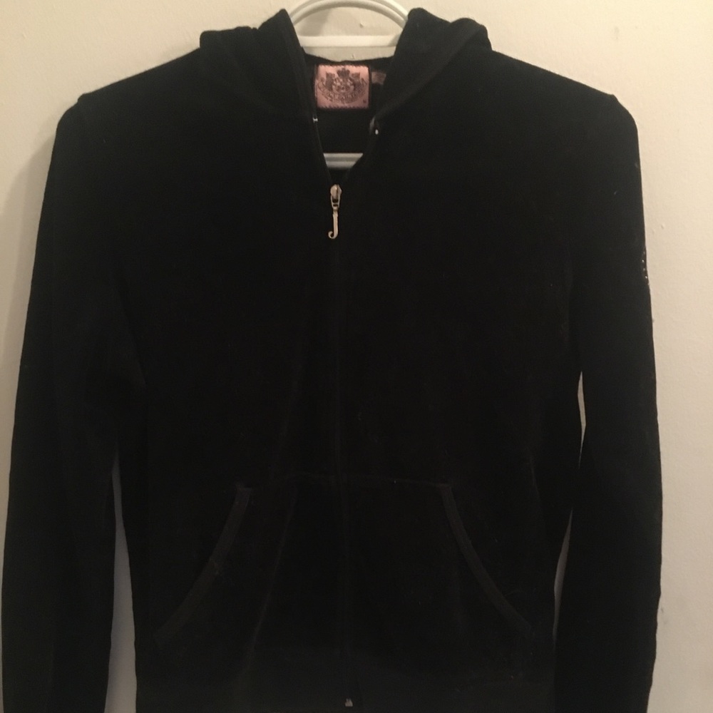 Black juicy couture hoodie